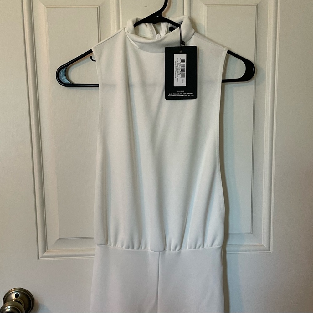 PLT white jumpsuit